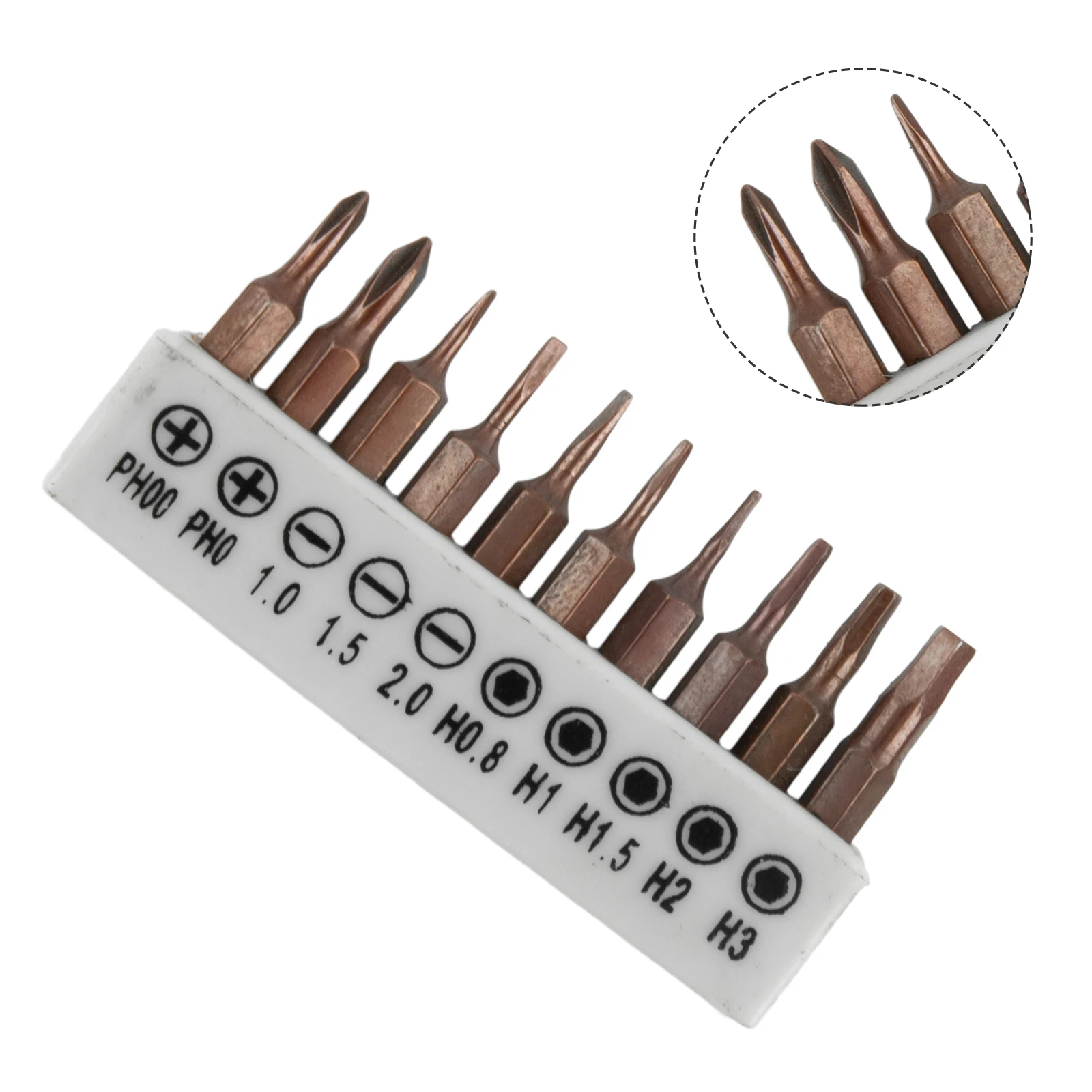 

10 Pcs Screwdriver Bits 4mm Hex Shank PH/SL/H Hexagon Slotted Cross Head For Toys Appliances Repairing Electric Driver Parts