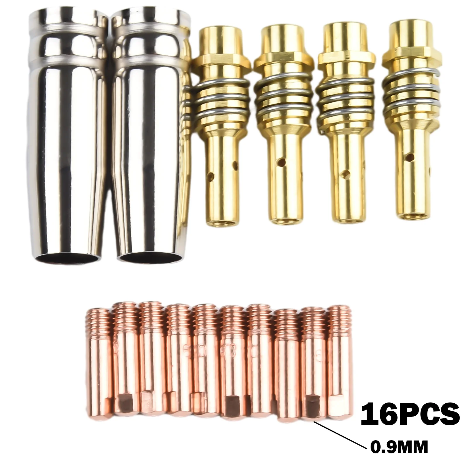 16pcs Set Welding Materials 15AK MIG Welding Contact Tip Protective Nozzle Nozzle Holder Parts Spare Welding Accessories
16pcs Set Welding Materials 15AK MIG Welding Contact Tip Protective Nozzle Nozzle Holder Parts Spare Welding Accessories
