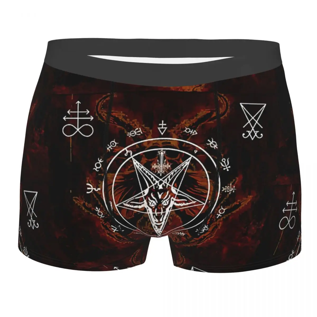 Мужские трусы-боксеры Baphomet, черные дышащие трусы в металлическом корпусе, сексуальные шорты, идея для подарка
Мужские трусы-боксеры Baphomet, черные дышащие трусы в металлическом корпусе, сексуальные шорты, идея для подарка