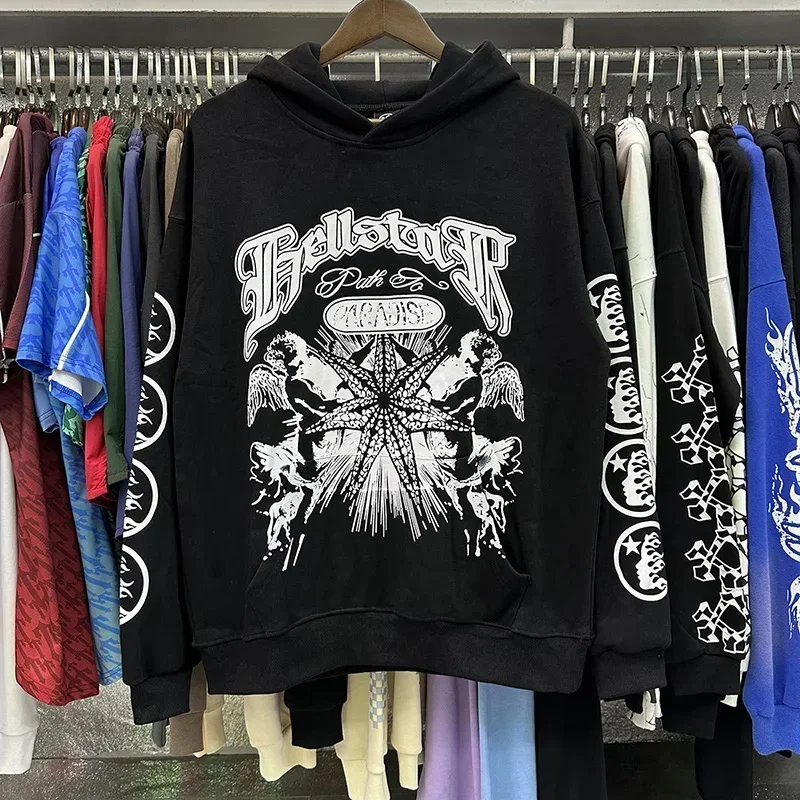 Streetwear Hip Hop Graphics Full Printing Hellstar Hoodie Men Women Cotton Top ity Oversized Pullovers With Tags
Streetwear Hip Hop Graphics Full Printing Hellstar Hoodie Men Women Cotton Top ity Oversized Pullovers With Tags