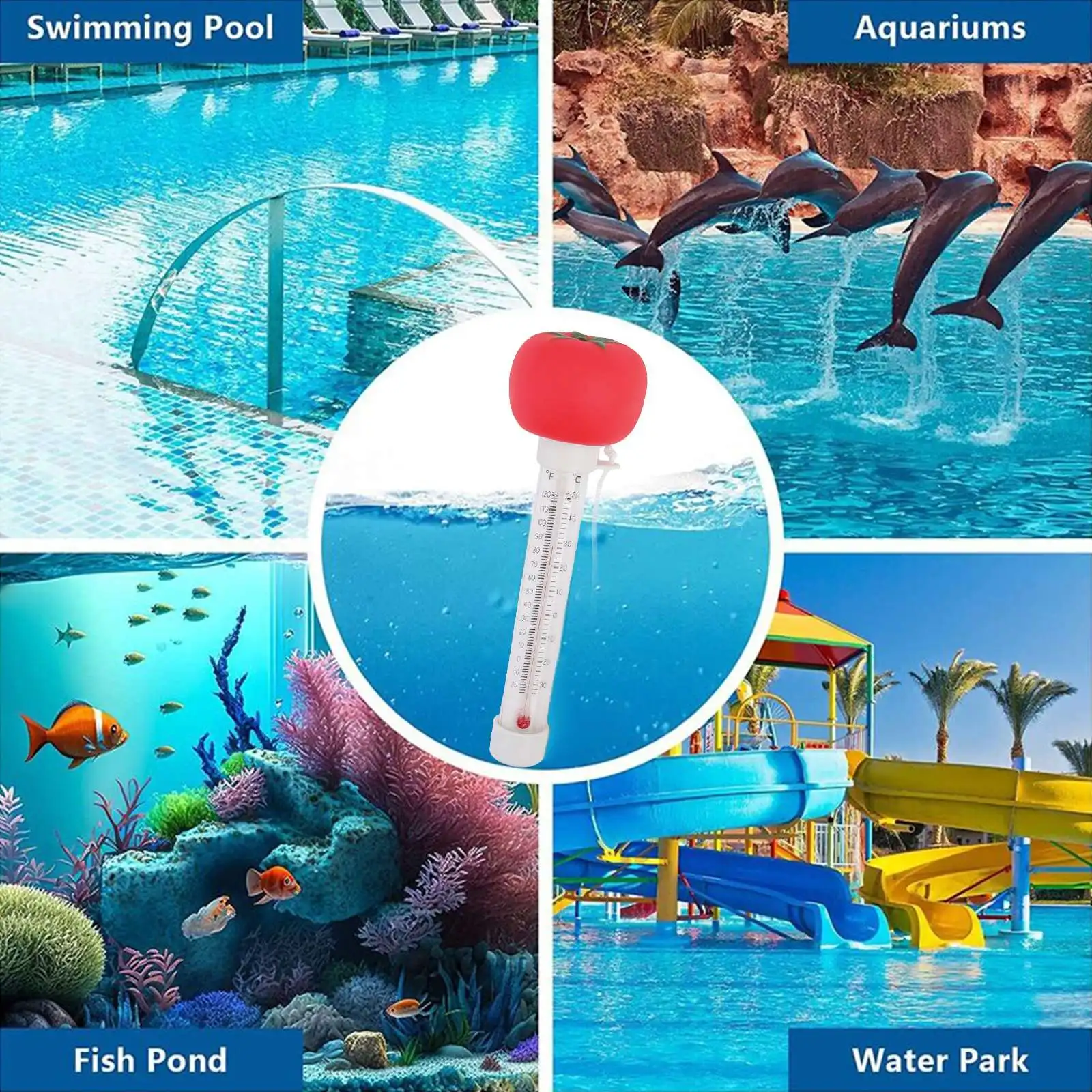 Cartoon Pattern Floating Thermometer Accurate Portable Pool Water Temperature Meter Shatter Resistant For Swimming Pool Aquarium
Cartoon Pattern Floating Thermometer Accurate Portable Pool Water Temperature Meter Shatter Resistant For Swimming Pool Aquarium