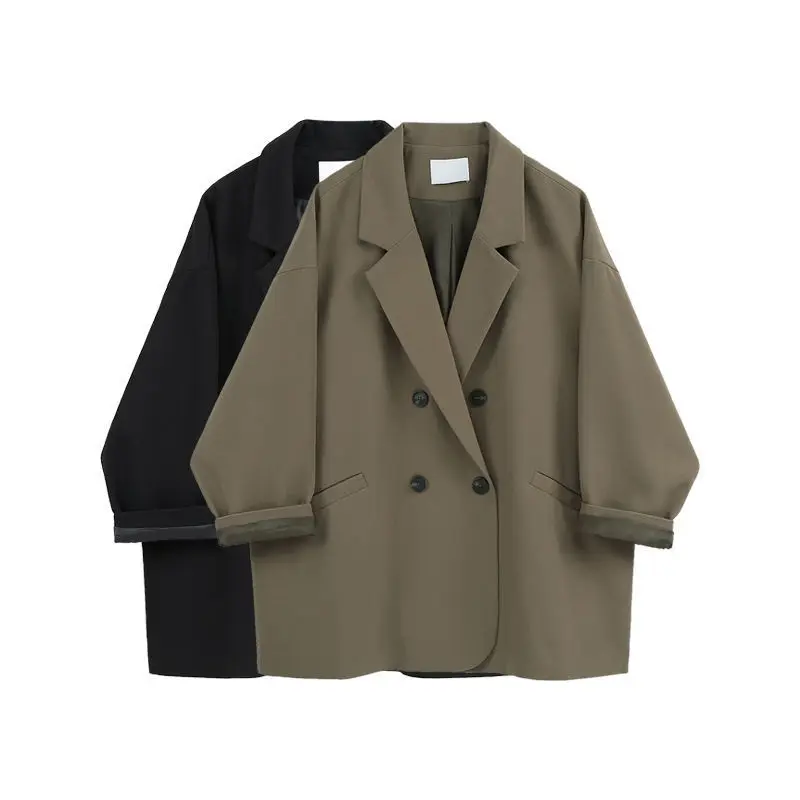 Chic Blazer Women Long Sleeve Double Breasted Office Ladies Jacket Business Work Wear Formal Coat All Match Outfit
Chic Blazer Women Long Sleeve Double Breasted Office Ladies Jacket Business Work Wear Formal Coat All Match Outfit