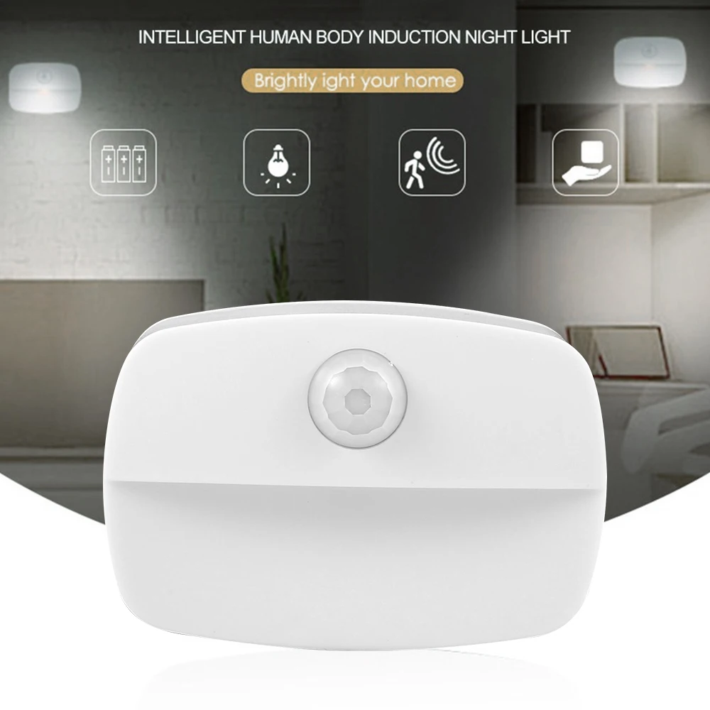 0.5W LED Night Light Smart Sensor Wall Lamp Bedside Lantern for Corridor Bedroom Kitchen Stairs Hallway Wardrobe Illuminate Lamp
0.5W LED Night Light Smart Sensor Wall Lamp Bedside Lantern for Corridor Bedroom Kitchen Stairs Hallway Wardrobe Illuminate Lamp