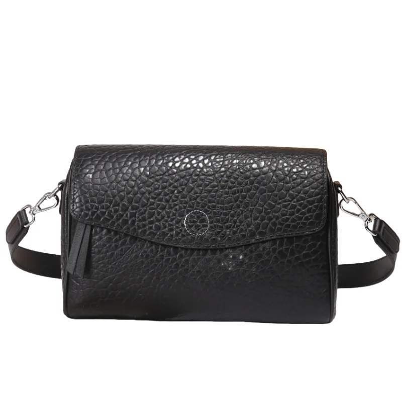 

100% Genuine Leather Crossbody Bag For Women Shoulder Bags 2024 Trend Designer Handbag Female Bubble Pattern Messenger Tote Sac