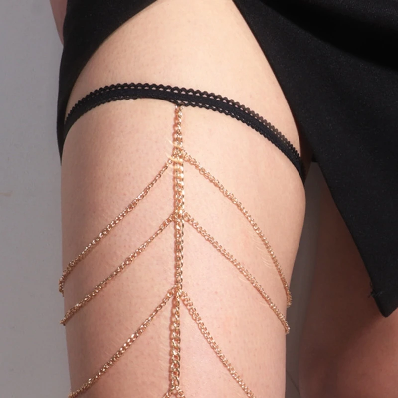 Summer Multi Layer Leg Chain Women Gothic Thigh Chain Cute Nightclub Jewelry Halloween Cosplay Beach Party Jewelry F3MD
Summer Multi Layer Leg Chain Women Gothic Thigh Chain Cute Nightclub Jewelry Halloween Cosplay Beach Party Jewelry F3MD