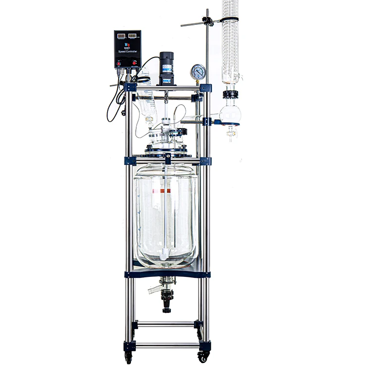 Direct Sale Wholesale New Borosilicate Chemical Jacketed Glass Reactor 20l chemistry reaction vessel
Direct Sale Wholesale New Borosilicate Chemical Jacketed Glass Reactor 20l chemistry reaction vessel