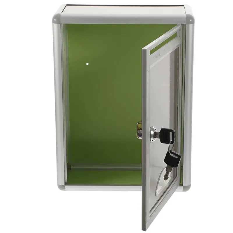 1pc Small Suggestion Box Mailbox With Lock Wall Hanging Complaint Suggestion Box Aluminium Alloy Box Outdoor Locking Drop Box
1pc Small Suggestion Box Mailbox With Lock Wall Hanging Complaint Suggestion Box Aluminium Alloy Box Outdoor Locking Drop Box