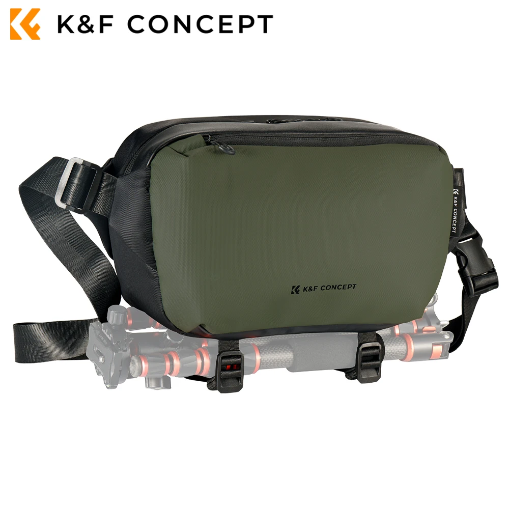 

K&F Concept Camera Sling Outdoor Travel Bag Photography Shoulder Bag Compatible with Canon Nikon Sony Camears DJI Mavic Drones