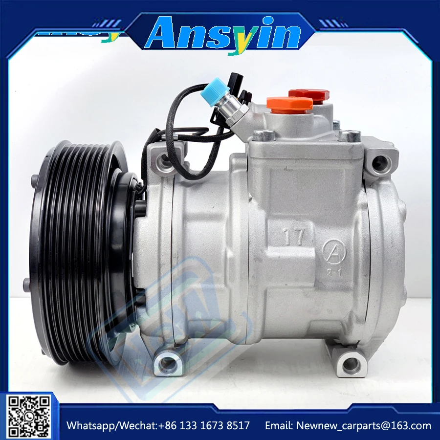 

10PA17C Auto A/C Compressor For JOHN DEERE TRACTORS 77375 AH169875 447200-4930 RE46609 447170-9490 TY6764 447100-2381