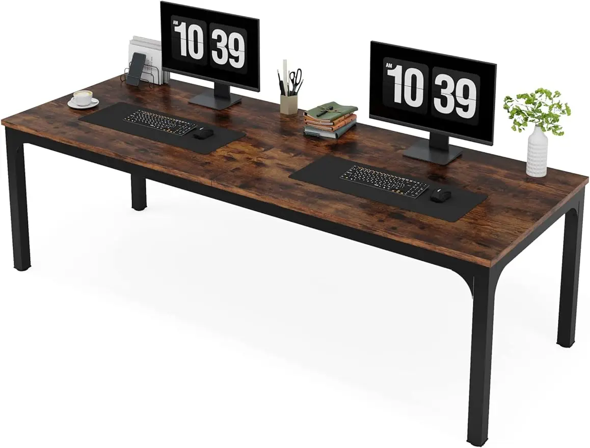 

78.7 Inches Extra Long Two Person Office Desk,Double Workstation for Home Office