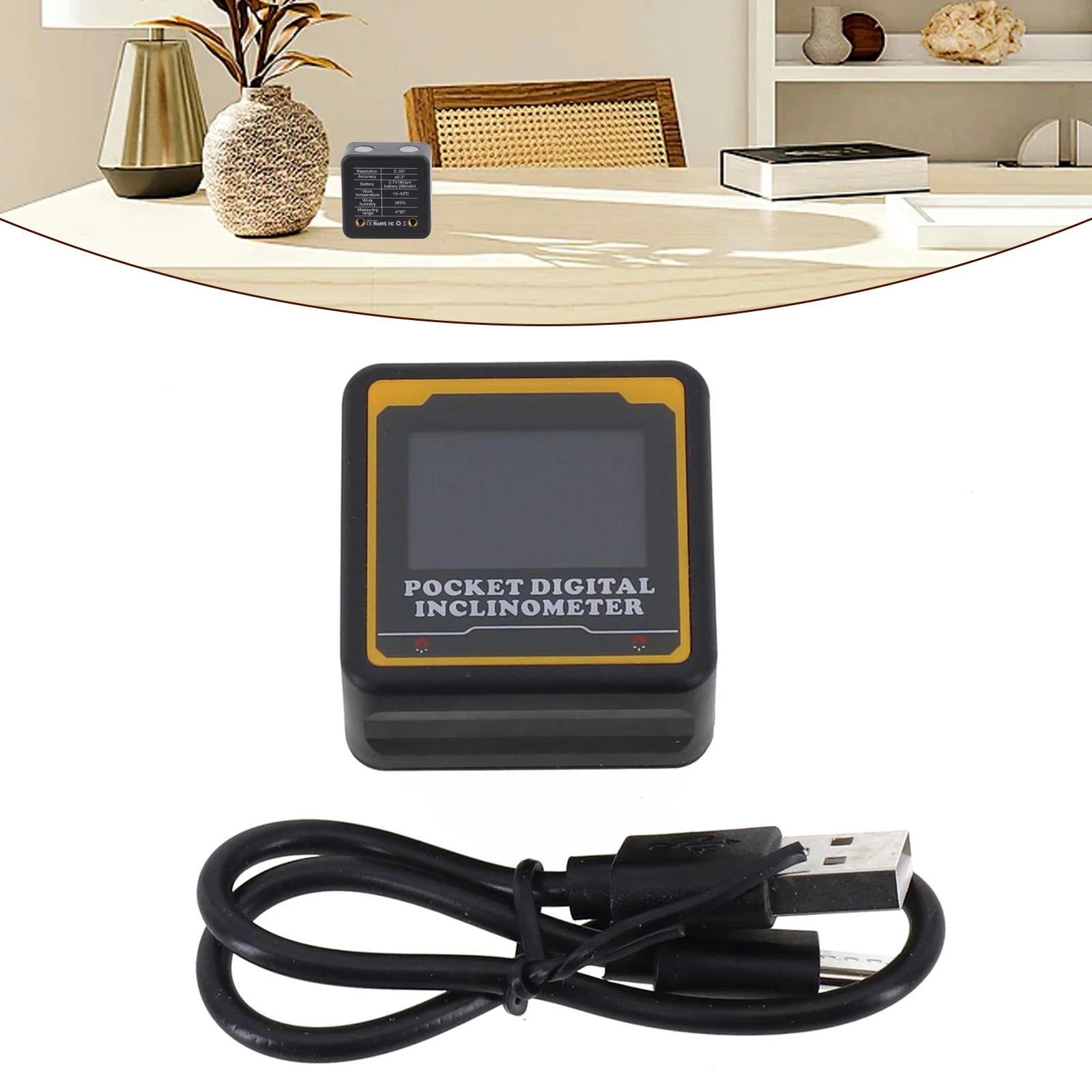 Electronic Digital Display Angle Measuring Instrument Slope Meter Pocket Inclinometer Construction Tools Accessories
Electronic Digital Display Angle Measuring Instrument Slope Meter Pocket Inclinometer Construction Tools Accessories