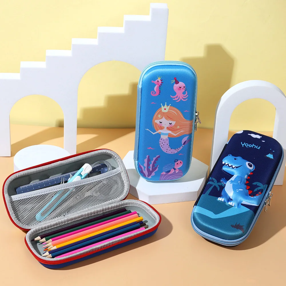 Generic 3D Kawaii Animal Pencil Case Plastic Stationery Box School