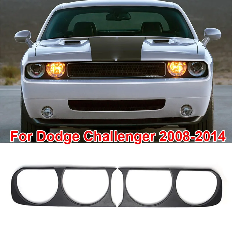 For Dodge Challenger 2008 2009 2010 2011-2014 Car Front Headlight Lamp Bezel Trim Matte Black Accessories 68051526AA 68051527AA 
For Dodge Challenger 2008 2009 2010 2011-2014 Car Front Headlight Lamp Bezel Trim Matte Black Accessories 68051526AA 68051527AA