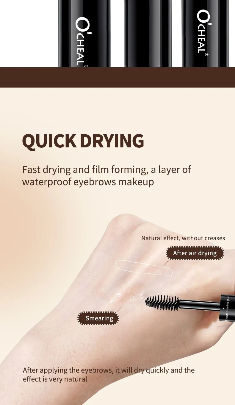2-in-1 Double-Ended Brow Cream Gel - Smudge-Proof Waterproof Sweat-Resistant Long Lasting Eyebrow Tint Natural Hair-Like Strokes 13 S7609a6e836b94909b519f31064644980b
