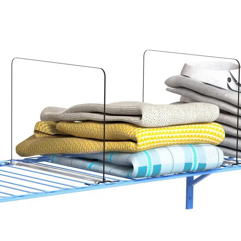 Acrylic Bag Partitions Clear Acrylic Bag Clothes Partitions Modern Transparent Design Closet Shelf Organizer for Bedroom Work
Acrylic Bag Partitions Clear Acrylic Bag Clothes Partitions Modern Transparent Design Closet Shelf Organizer for Bedroom Work