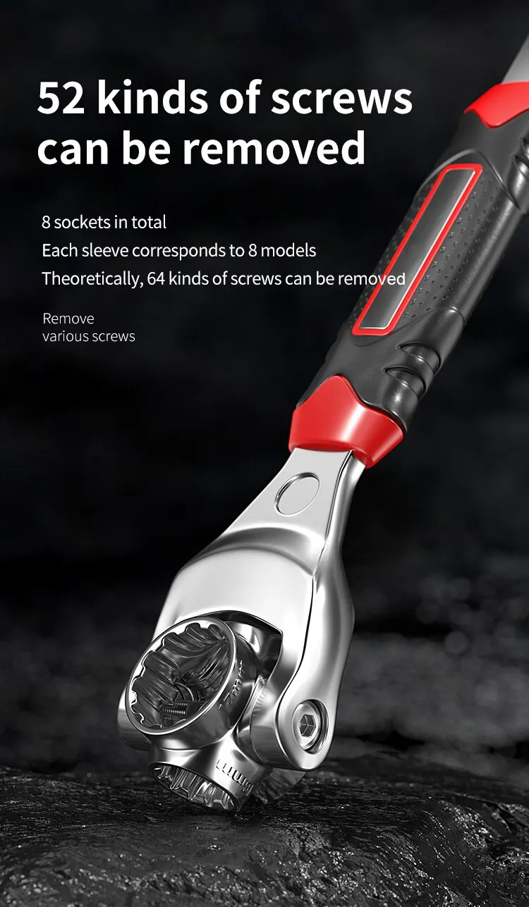 52 in 1 Tools Socket Works Universal Ratchet Spline Bolts Sleeve Rotation Hand Tools 360 Degree Multipurpose Tiger Wrench 4 Mallzona S760a740d3a7b49b4aa66beb9444cd9eeP 52 in 1 Tools Socket Works Universal Ratchet Spline Bolts Sleeve Rotation Hand Tools 360 Degree Multipurpose Tiger Wrench Mallzona