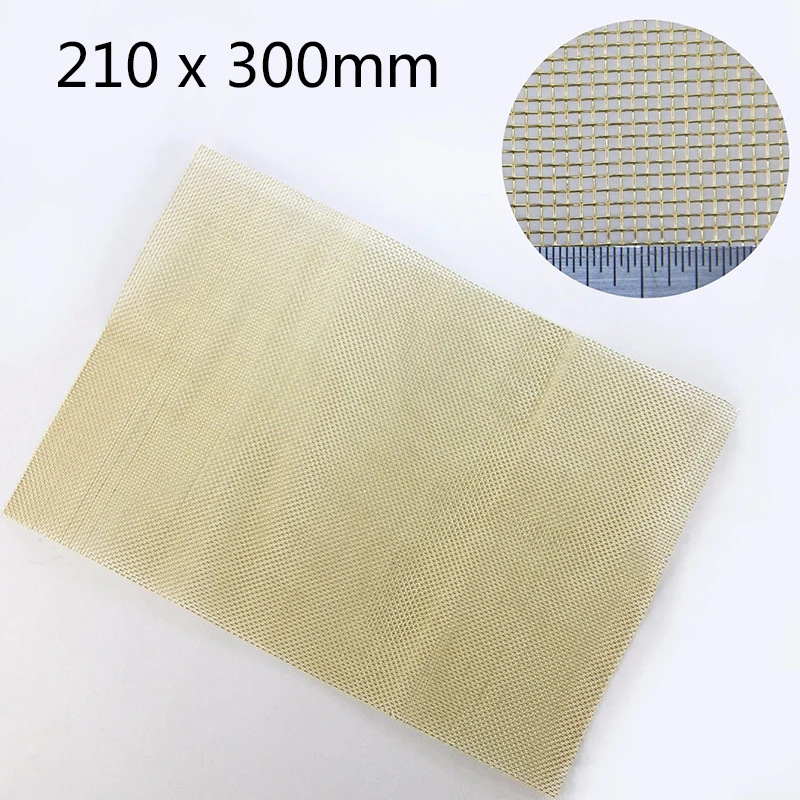 Woven Brass Filter Wire Brass Woven Wire Mesh Plain Weave 0.375mm wire diameter A4 Sheet 21*30cm 1.21mm Aperture
Woven Brass Filter Wire Brass Woven Wire Mesh Plain Weave 0.375mm wire diameter A4 Sheet 21*30cm 1.21mm Aperture