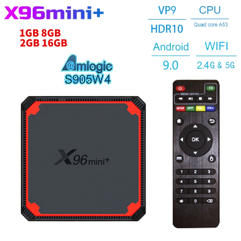 Приставка Смарт-ТВ X96 mini plus, Android 9,0, Amlogic S905W4, 4K, 2,4 ГГц, Wi-Fi
Приставка Смарт-ТВ X96 mini plus, Android 9,0, Amlogic S905W4, 4K, 2,4 ГГц, Wi-Fi