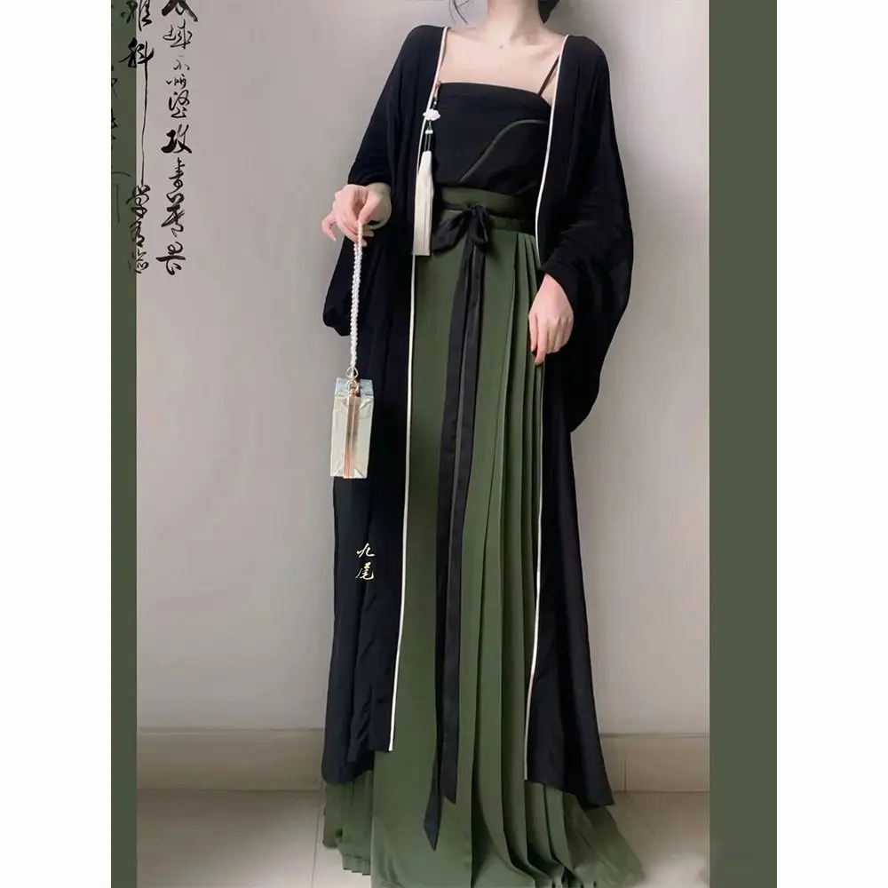 Pmwrun Hanfu Women's Horse Skirt Set Chinese Style Daily Commute Can Wear Waist Waist Han Elements Summer Dress
Pmwrun Hanfu Women's Horse Skirt Set Chinese Style Daily Commute Can Wear Waist Waist Han Elements Summer Dress