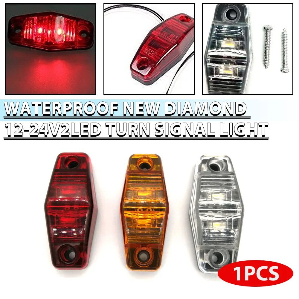 1PC 12V 24V LED Side Marker Lights Warning Tail Light Auto Car External Lights Trailer Truck Lorry Yellow White Red Car Lamps
1PC 12V 24V LED Side Marker Lights Warning Tail Light Auto Car External Lights Trailer Truck Lorry Yellow White Red Car Lamps