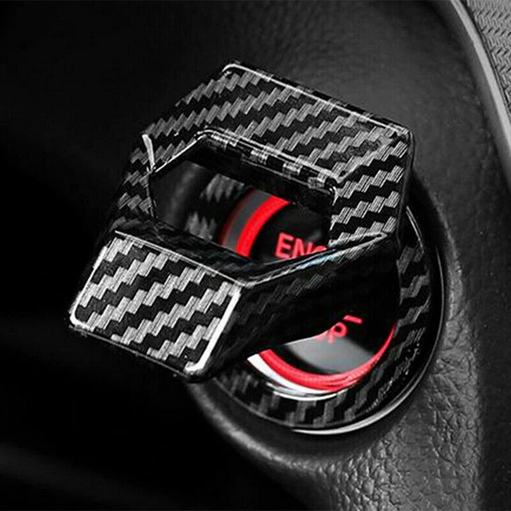 Parts Button Switch Cover Engine Start Stop Push Button Zinc Alloy Accessories Black Carbon Fiber High Quality
Parts Button Switch Cover Engine Start Stop Push Button Zinc Alloy Accessories Black Carbon Fiber High Quality