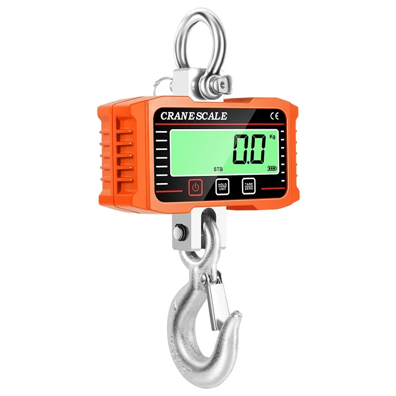 2000kg Digital Hanging Scale Crane Scale Portable Heavy Duty N/ lb/ kg 3 Units Change Industrial Scales for Farm Outdoor Working
2000kg Digital Hanging Scale Crane Scale Portable Heavy Duty N/ lb/ kg 3 Units Change Industrial Scales for Farm Outdoor Working