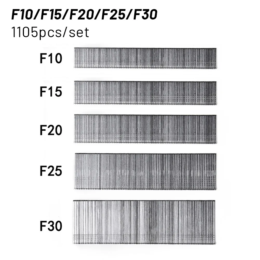 1105pcs Straight Brad Nails F15/F20/F25/F30 For DIY Home Gardening Woodworking Electric Nail Gun Air Nails Power Tools
1105pcs Straight Brad Nails F15/F20/F25/F30 For DIY Home Gardening Woodworking Electric Nail Gun Air Nails Power Tools