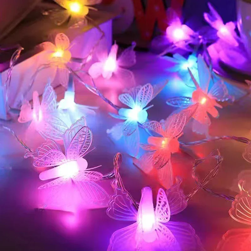 LED Butterfly Lights String Xmas Tree Hanging String Lights Battery Operated Kids Room Decor Lamp for Wedding Party Decoration
LED Butterfly Lights String Xmas Tree Hanging String Lights Battery Operated Kids Room Decor Lamp for Wedding Party Decoration