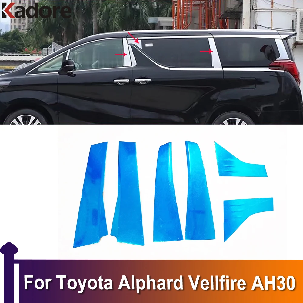 Car Window Center Pillar Moldings Strips Cover For Toyota Alphard Vellfire AH30 2016-2018 2019 2020 Accessories Stainless Steel
Car Window Center Pillar Moldings Strips Cover For Toyota Alphard Vellfire AH30 2016-2018 2019 2020 Accessories Stainless Steel