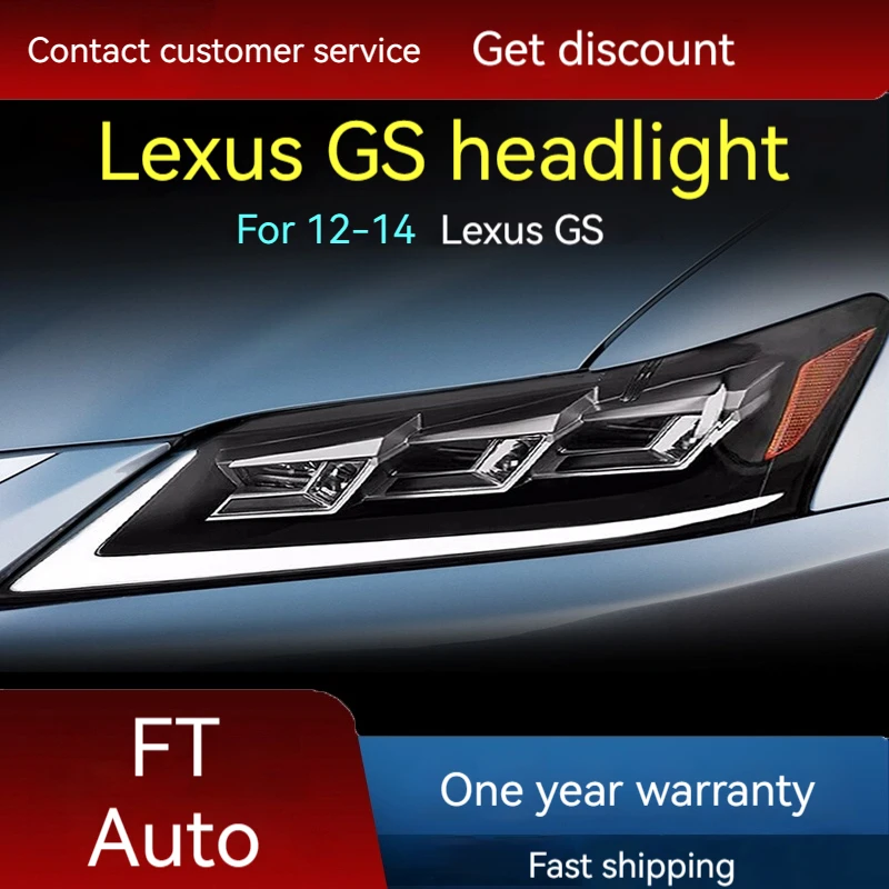 Car lights For 12-14 Lexus GS headlight assembly modifications, LED three-lens daytime running lights, and flowing turn signals
Car lights For 12-14 Lexus GS headlight assembly modifications, LED three-lens daytime running lights, and flowing turn signals