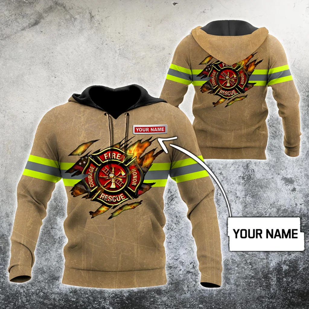 Customize Name Firefiger 3D Printed Men's Zip Hoodie Unisex Autumn Hoodie Fashion Harajuku Street Casual Sweatshirt C0037
Customize Name Firefiger 3D Printed Men's Zip Hoodie Unisex Autumn Hoodie Fashion Harajuku Street Casual Sweatshirt C0037