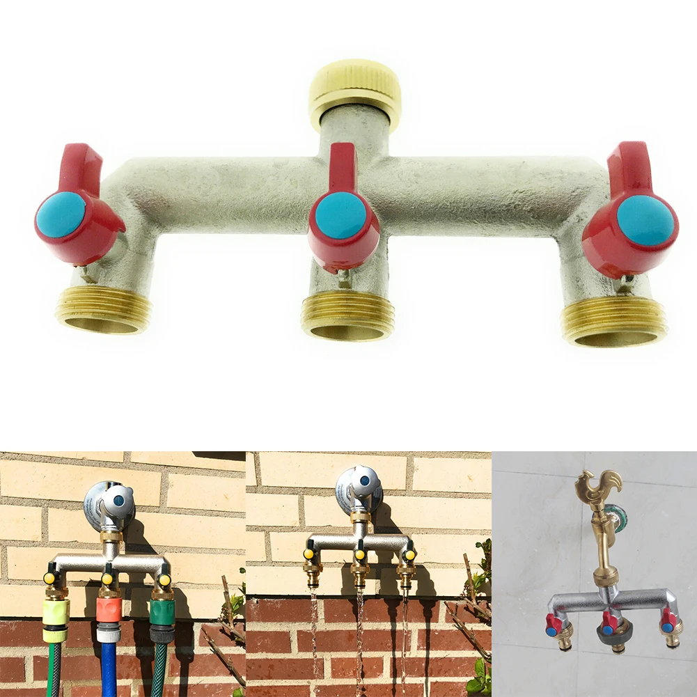 Brass Faucet 3 Way Distributor 3/4 Heavy duty and rust proof ideal for high pressure & hot and cold water connections
Brass Faucet 3 Way Distributor 3/4 Heavy duty and rust proof ideal for high pressure & hot and cold water connections