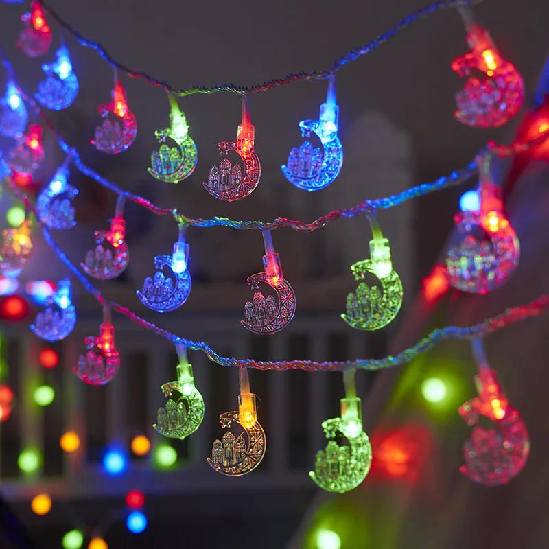 Battery Operated LED Moon Palace Castle Fairy String Lights Muslim Ramadan Festival Garland Lamp for Home Bedroom Wedding Decor
Battery Operated LED Moon Palace Castle Fairy String Lights Muslim Ramadan Festival Garland Lamp for Home Bedroom Wedding Decor
