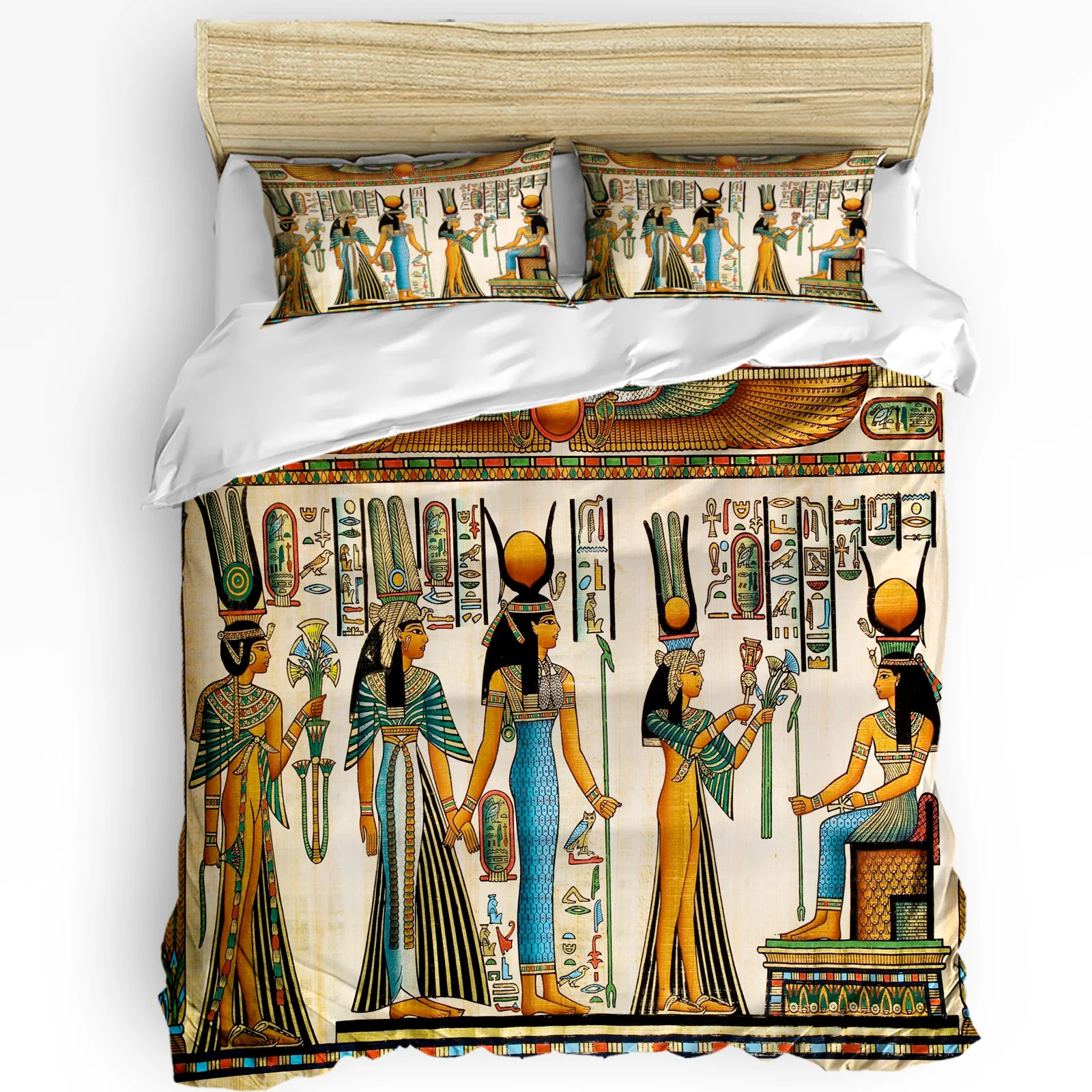 Egyptian Pharaonic Culture Duvet Cover with Pillow Case Custom Comforter 3pcs Bedding Set Quilt Cover Double Bed Home Textile
Egyptian Pharaonic Culture Duvet Cover with Pillow Case Custom Comforter 3pcs Bedding Set Quilt Cover Double Bed Home Textile