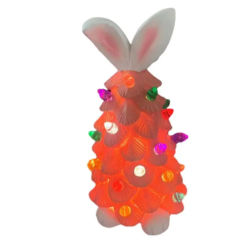 

Resin Rabbit Statue Rabbit Tree Design Rabbit Statue Sculpture Beautifully Detailed Adorable Hand Carved Easter Bunny Figurines