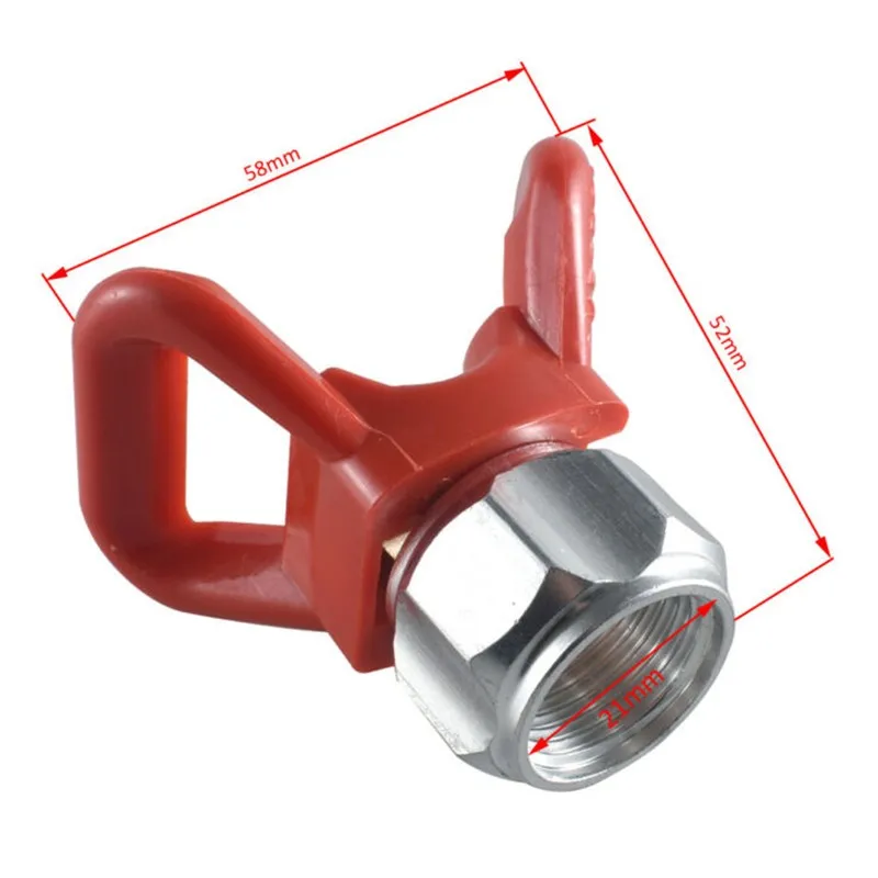 Airless Paint Sprayer Tip Guard Nozzles Seat Spraying Machine Nozzles Sprayer Gun Accessories Garden Power Tools Parts
Airless Paint Sprayer Tip Guard Nozzles Seat Spraying Machine Nozzles Sprayer Gun Accessories Garden Power Tools Parts