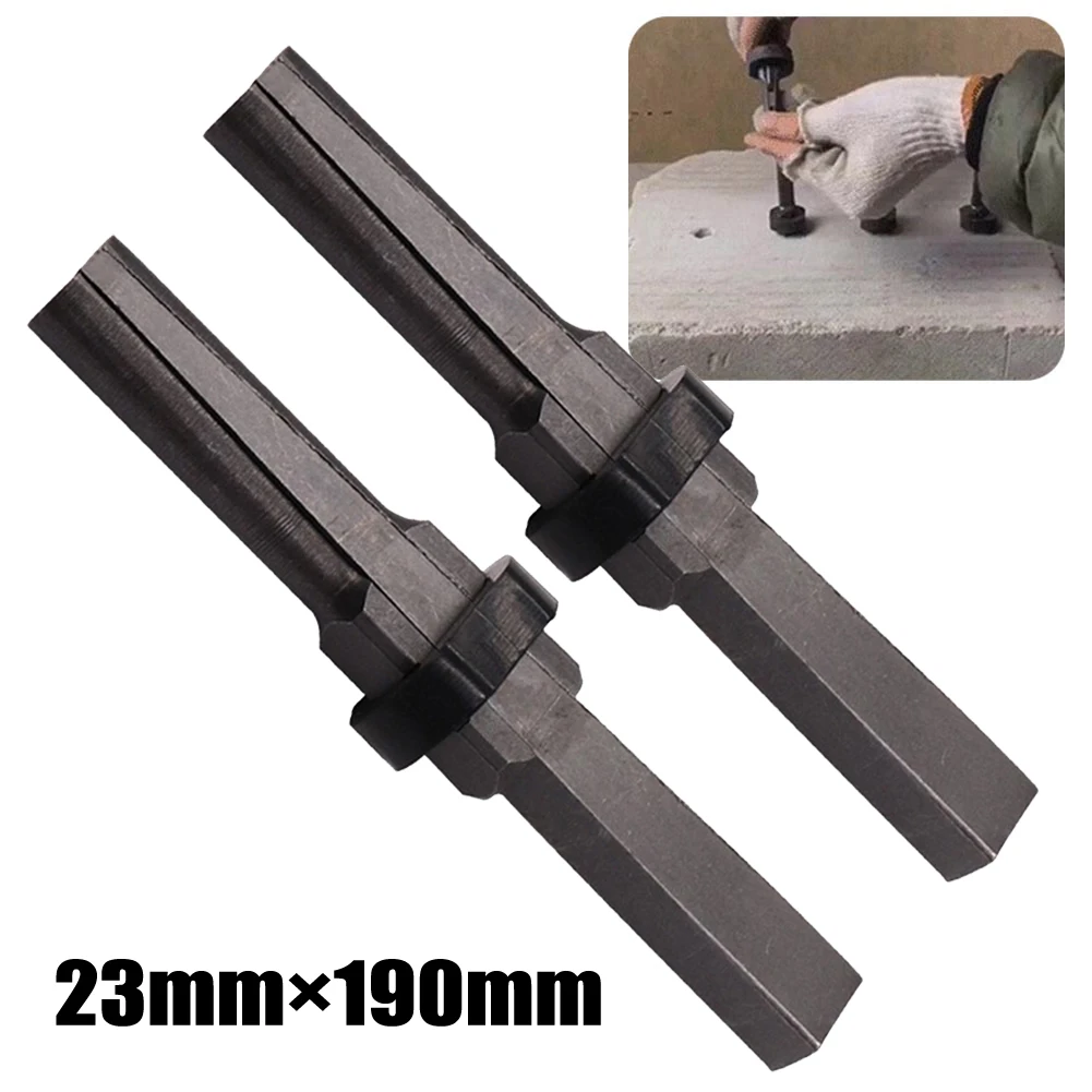 2Pcs 23mm Durable Rock Stone Splitter Metal Plug Wedges Concrete Rock Stone Splitter For Splitting Rock Granite Marble Hand Tool
2Pcs 23mm Durable Rock Stone Splitter Metal Plug Wedges Concrete Rock Stone Splitter For Splitting Rock Granite Marble Hand Tool