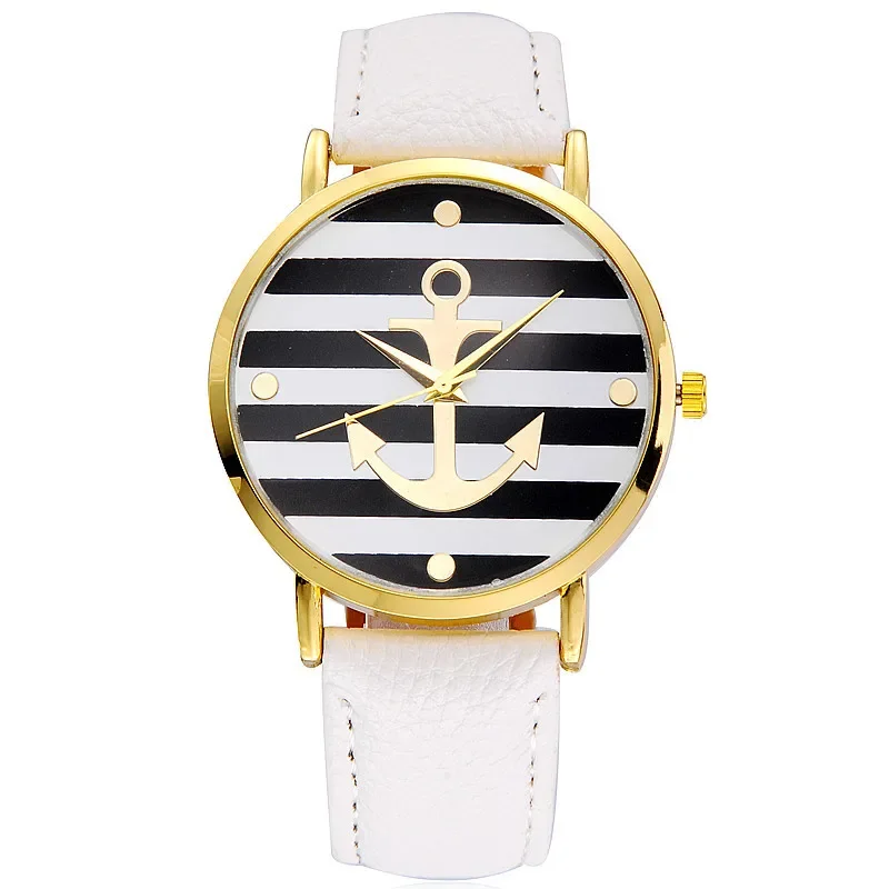 Fashion Boat Anchor Watch Women Leather Quartz Watches White Casual Woman Watch Female Clock Relogio Feminino BuckleQuartz
Fashion Boat Anchor Watch Women Leather Quartz Watches White Casual Woman Watch Female Clock Relogio Feminino BuckleQuartz