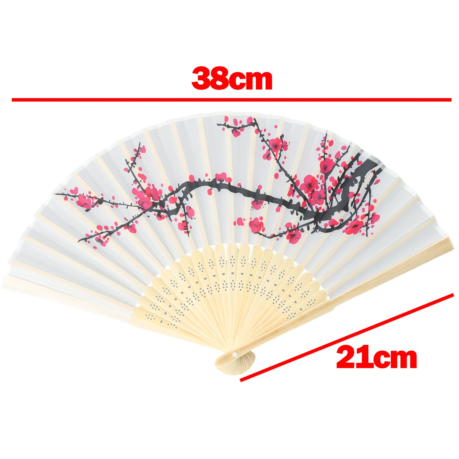 Cherry Blossom Fans Asian Wedding Favor Gift Party Reception Delicate Folding Flower Print Vintage Fan White Polyester Fans
Cherry Blossom Fans Asian Wedding Favor Gift Party Reception Delicate Folding Flower Print Vintage Fan White Polyester Fans