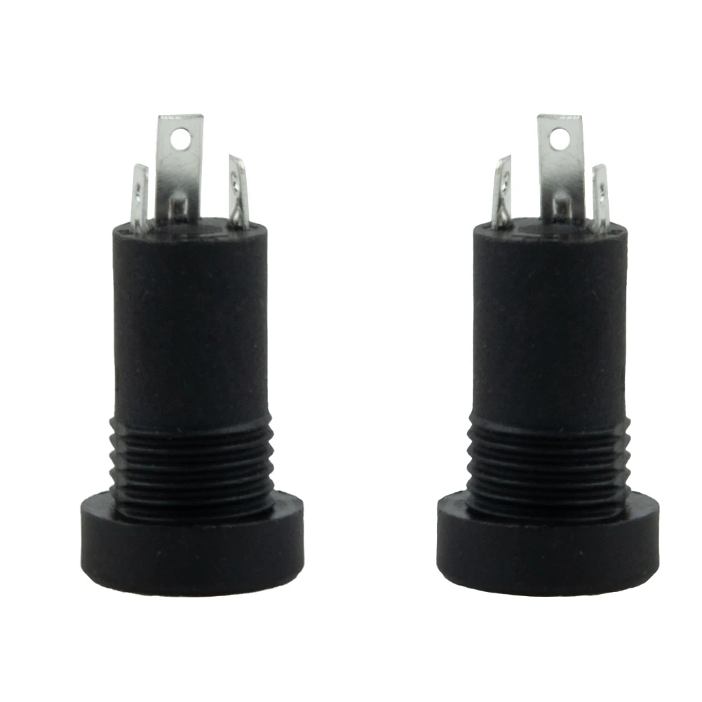Brand New Audio Jacks 3.5MM Black Chassis Gold Over Nickel Jacks Mount Panel Plastic Socket Solde Stereo 2 Pcs
Brand New Audio Jacks 3.5MM Black Chassis Gold Over Nickel Jacks Mount Panel Plastic Socket Solde Stereo 2 Pcs