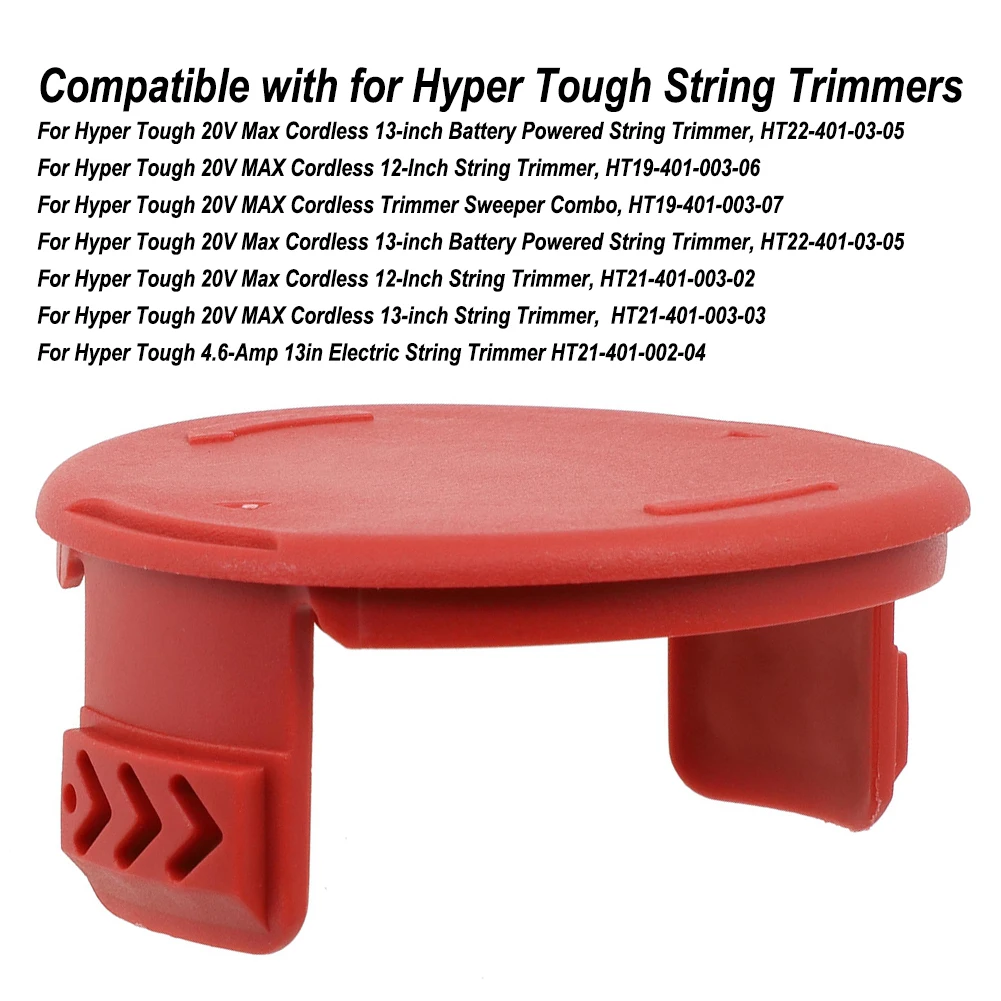 Strimmer Spool Cover For Hyper Tough Spool Trimmer Cap Cover HT19-401-003-06 HT19-401-003-07 Lawn Mower Trimmer Accessories
Strimmer Spool Cover For Hyper Tough Spool Trimmer Cap Cover HT19-401-003-06 HT19-401-003-07 Lawn Mower Trimmer Accessories