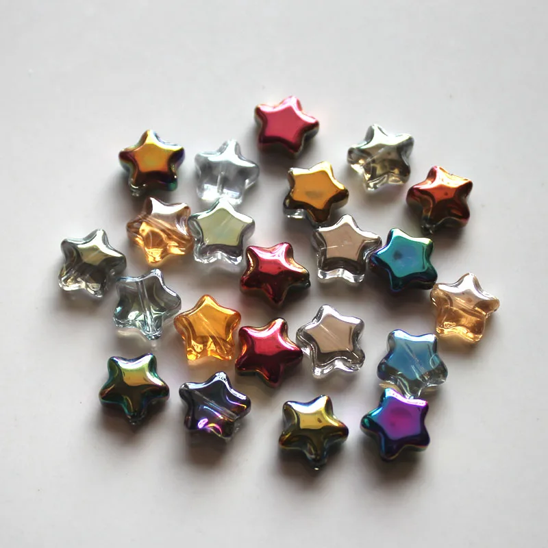 100Pcs New Arrivals Glass Star Beads Plated 8mm Jewelry Making Material DIY Crystal Crafts Pendants Loose Beaded for Decoration
100Pcs New Arrivals Glass Star Beads Plated 8mm Jewelry Making Material DIY Crystal Crafts Pendants Loose Beaded for Decoration