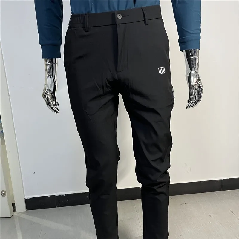 

Korea Golf Pants Men's Spring Autumn High-quality Polyamide Fabric Elasticity Golf Sweatpants Casual Golf Clothing Man Trousers