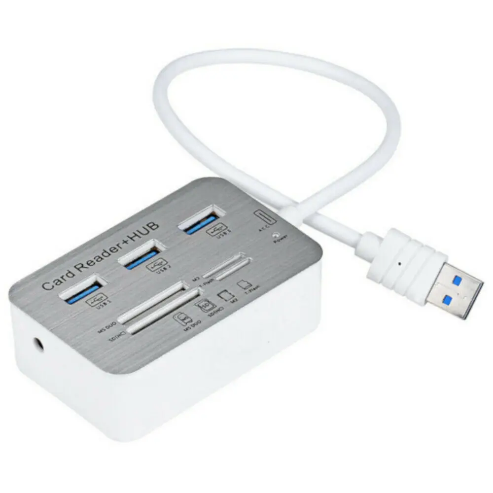 3 Port USB 3.0 Hub Adapter High Speed Mini Splitter For PC Laptop Notebook Receiver
3 Port USB 3.0 Hub Adapter High Speed Mini Splitter For PC Laptop Notebook Receiver