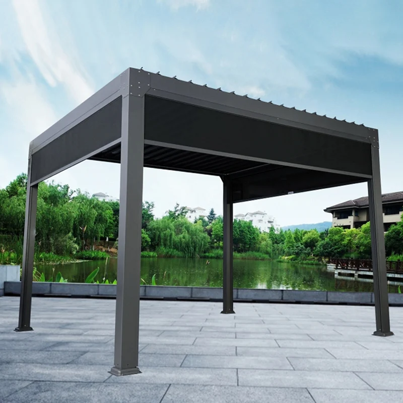 Electric pavilion Customized Motorized Outdoor Adjustable Louvered Roof Aluminum Pergola Kits aluminum louver pergola
Electric pavilion Customized Motorized Outdoor Adjustable Louvered Roof Aluminum Pergola Kits aluminum louver pergola
