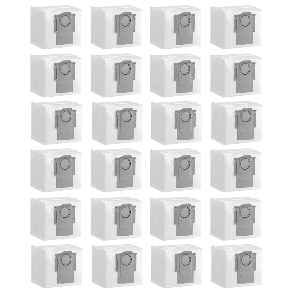 

24 Pcs Dust Bag Collectors for Xiaomi Roborock Q5+ Q7 T8 S7 MAXV Ultra Q7 MAX Vacuum Cleaner Spare Parts Accessories