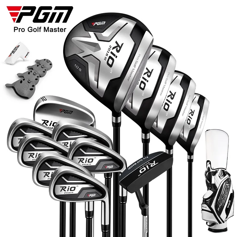 

PGM RIO III Series 4pcs 12pcs High Rebound Men Right Handed Golf Complete Set of Clubs with Golf Staff Bag for Beginner Golfer