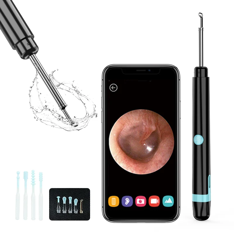Wireless Smart Visual Ear Cleaner Otoscope Ear Wax Removal Tool with Camera Wifi Ear Endoscope HD Kit for IPhone Android
Wireless Smart Visual Ear Cleaner Otoscope Ear Wax Removal Tool with Camera Wifi Ear Endoscope HD Kit for IPhone Android