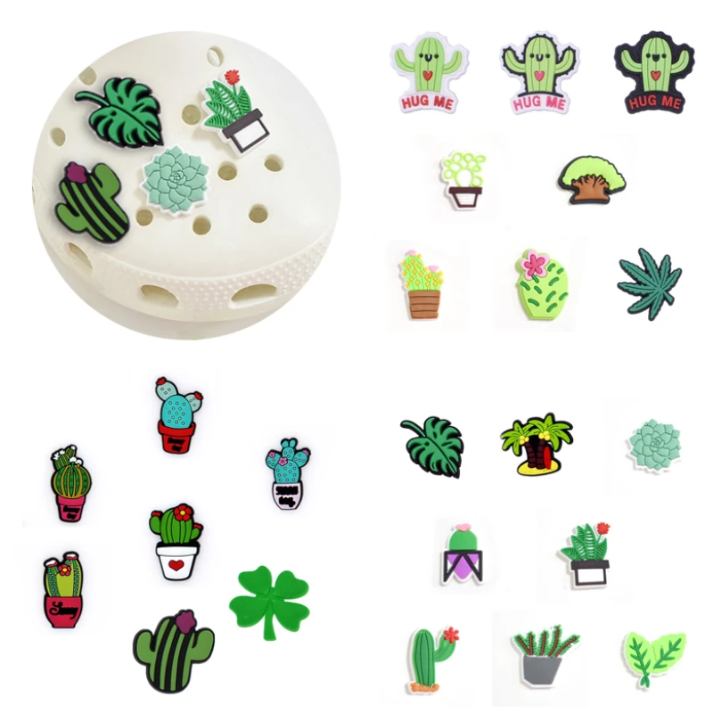 PVC Shoe Charms Shoe Accessories Cactus Shoe Decoration Shoe Buckles Accessories for Clog Sandals X-mas Gifts Buckle
PVC Shoe Charms Shoe Accessories Cactus Shoe Decoration Shoe Buckles Accessories for Clog Sandals X-mas Gifts Buckle