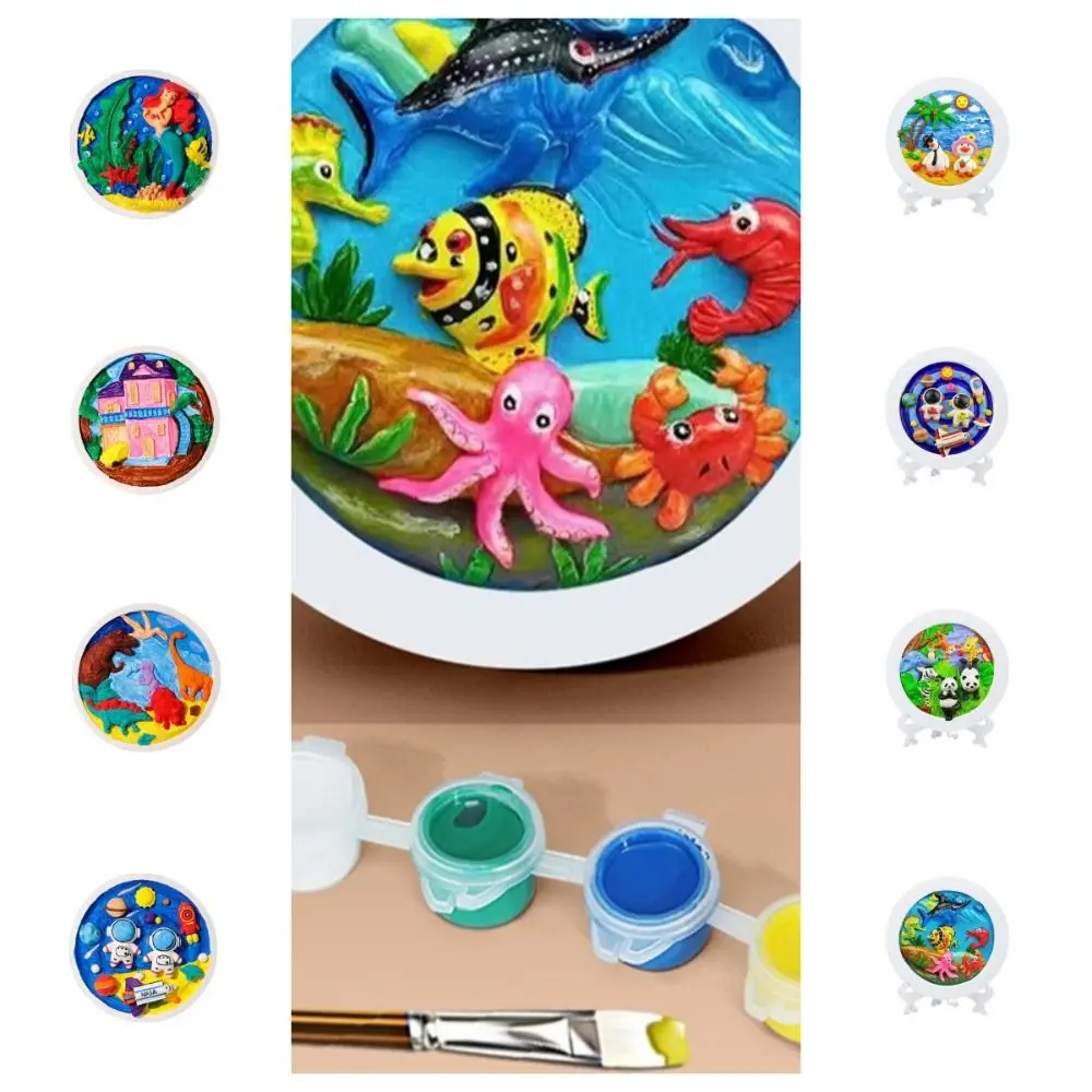 Dinosaur Gypsum Model Painting Mermaid Duck Gypsum Ceramic Toys Paint Pigments Outer Space Painting Coloring Toy Handmade
Dinosaur Gypsum Model Painting Mermaid Duck Gypsum Ceramic Toys Paint Pigments Outer Space Painting Coloring Toy Handmade